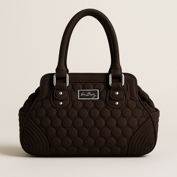 Vera Bradley Handbags - 👜 Vera Bradley Quilted Satchel – Chocolate Brown